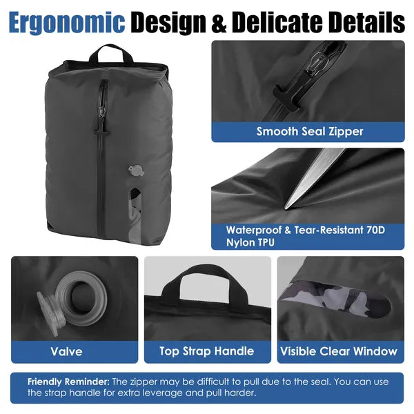 Travel Vacuum Storage Bags with Hand Pump - image 4