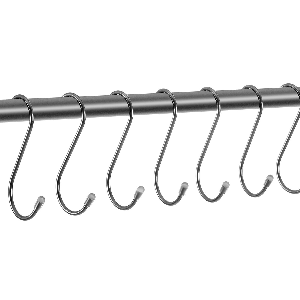 Stainless Steel S Hooks, 40 Pack - image 3