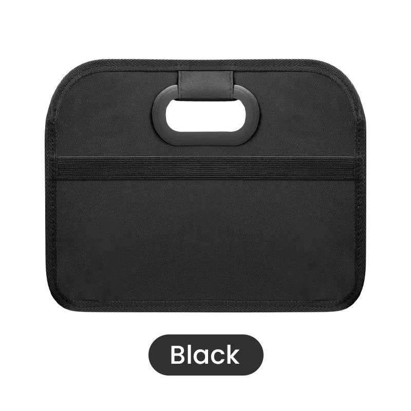 Collapsible Car Trunk Storage Bin, Black