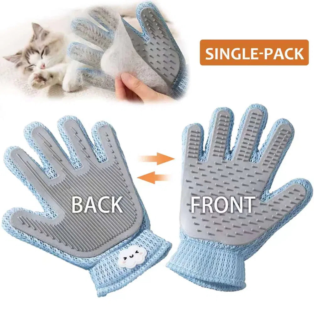 Double-Sided Pet Grooming Glove, Right Hand