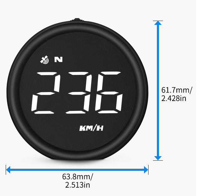 USB Car HUD Speed Display - image 6