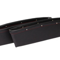 Car Seat Gap Storage Box, Black Faux Leather