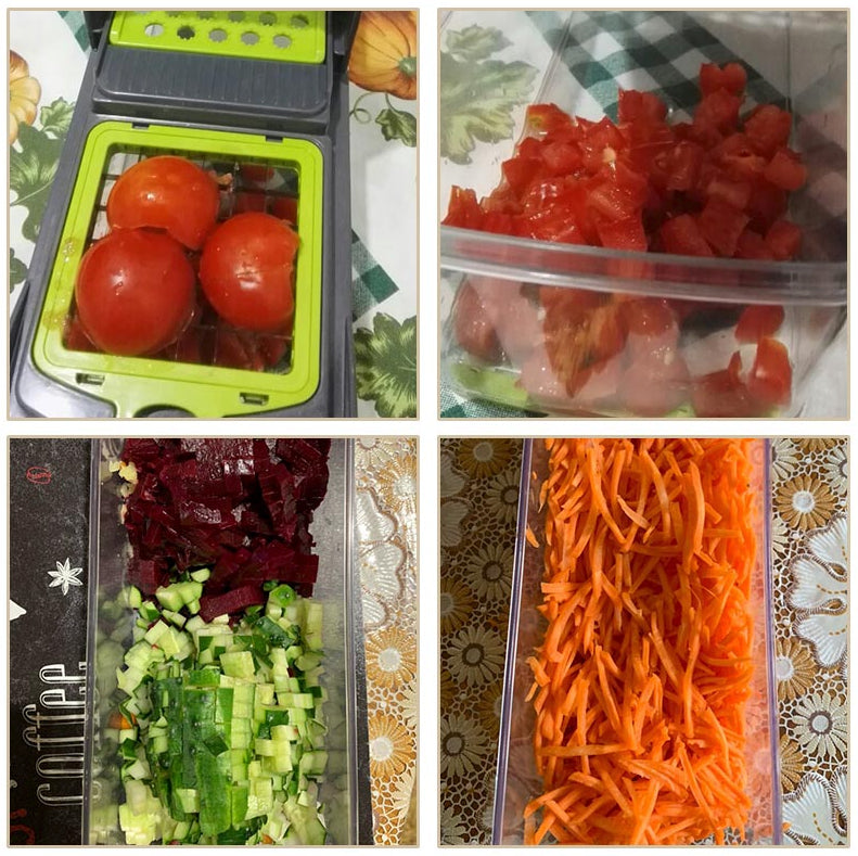 Vegetable Chopper, 15 in 1, with Container - image 7