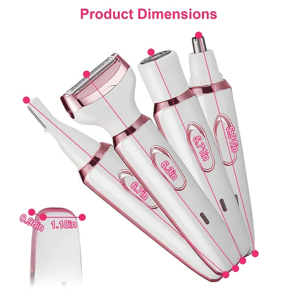 Women's 4-in-1 Electric Shaver Kit - image 5