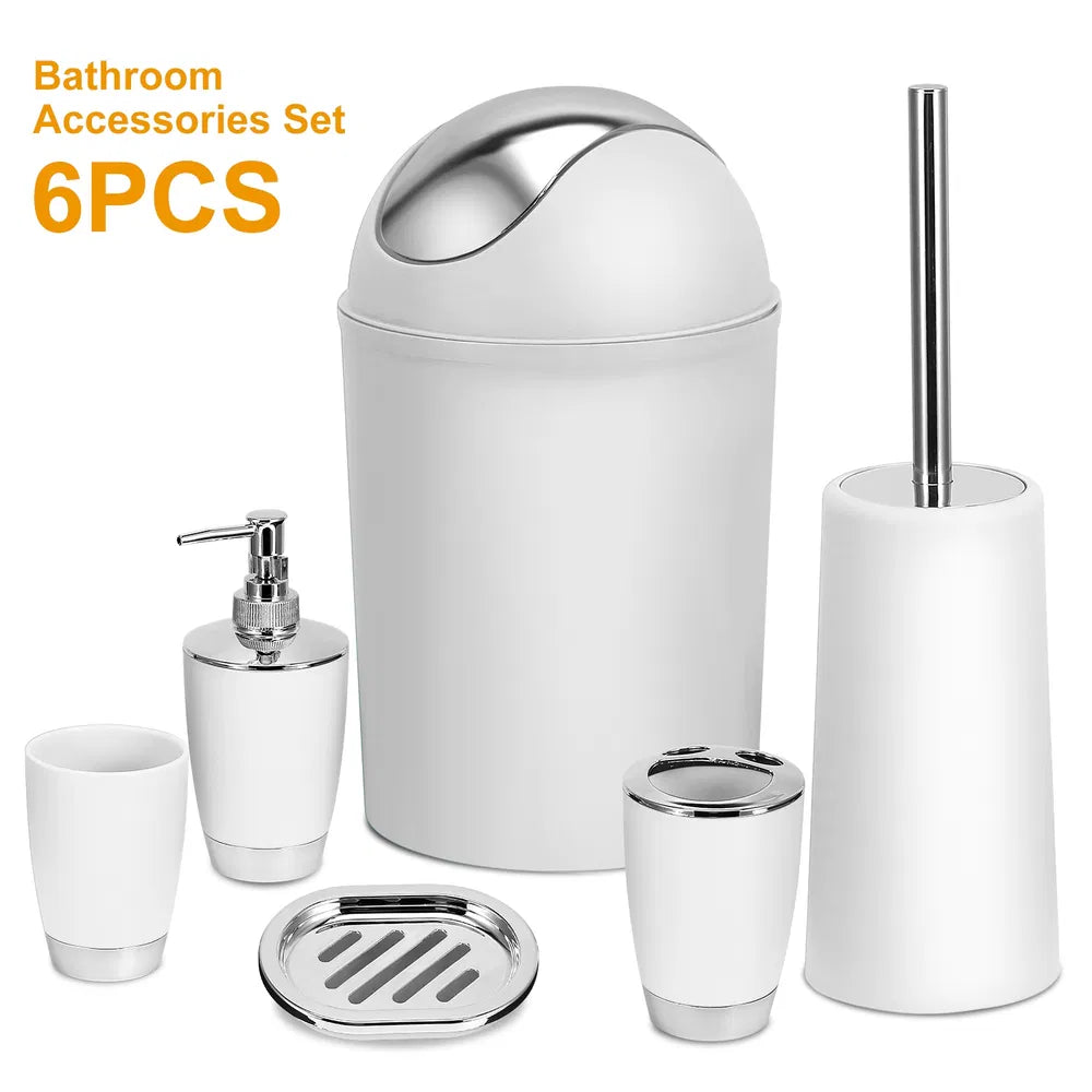 Bathroom Accessories Set, 6 Pieces - image 6