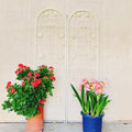 Metal Garden Trellis, 71 x 19.7 in, 2 Pack