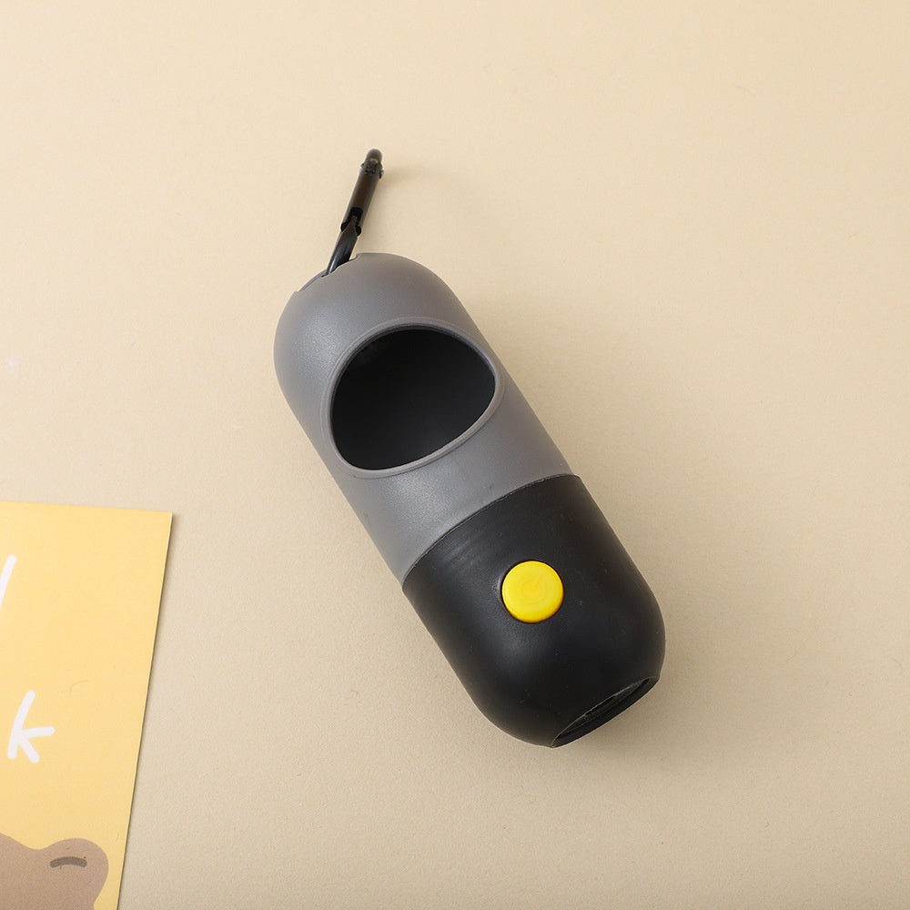 Poop Bag Dispenser with LED Light, Pink and Gray - image 8