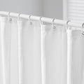 Waffle Weave Fabric Shower Curtain, 72 x 72 in, White