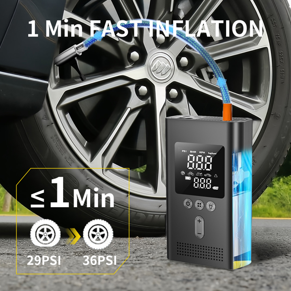 2-in-1 Jump Starter with 150PSI Tire Inflator