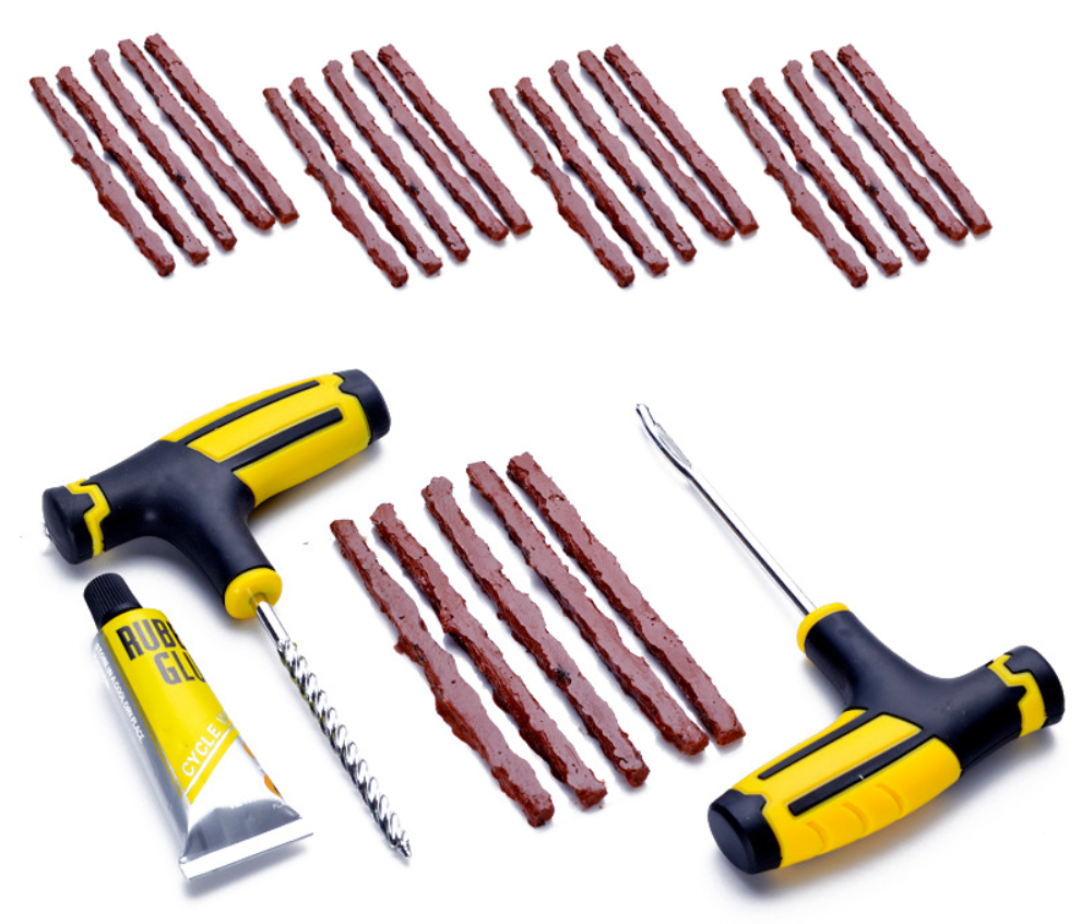 68-Piece Heavy-Duty Tire Plug Repair Kit