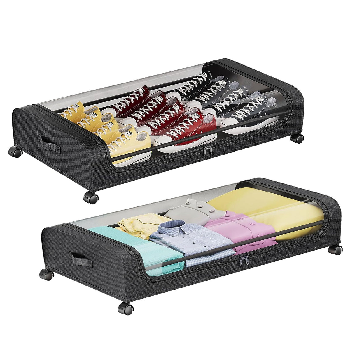 Under-Bed Storage Containers with Wheels, 42 L, 2 Pack - image 9