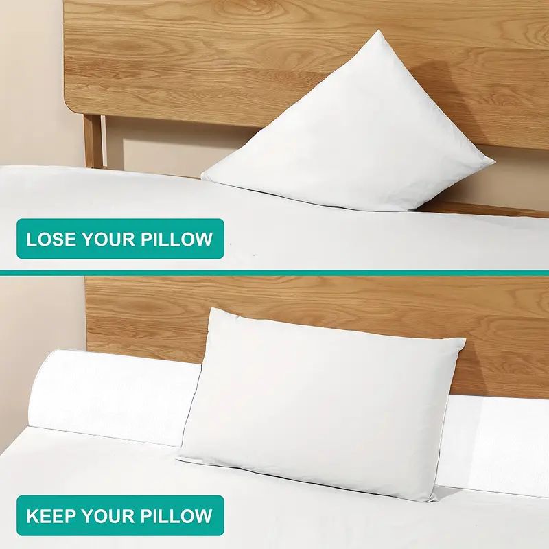 Bed Gap Filler Pillow, 54 x 6 x 10 in, Gray - image 4