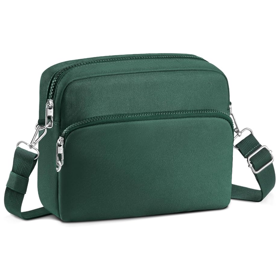 Anti-Theft Crossbody Travel Bag, Purple - image 3