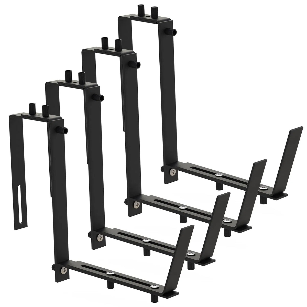 Adjustable Railing Planter Box Brackets, 4 Pack - image 8
