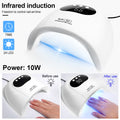 UV LED Nail Lamp, 24 Beads, White