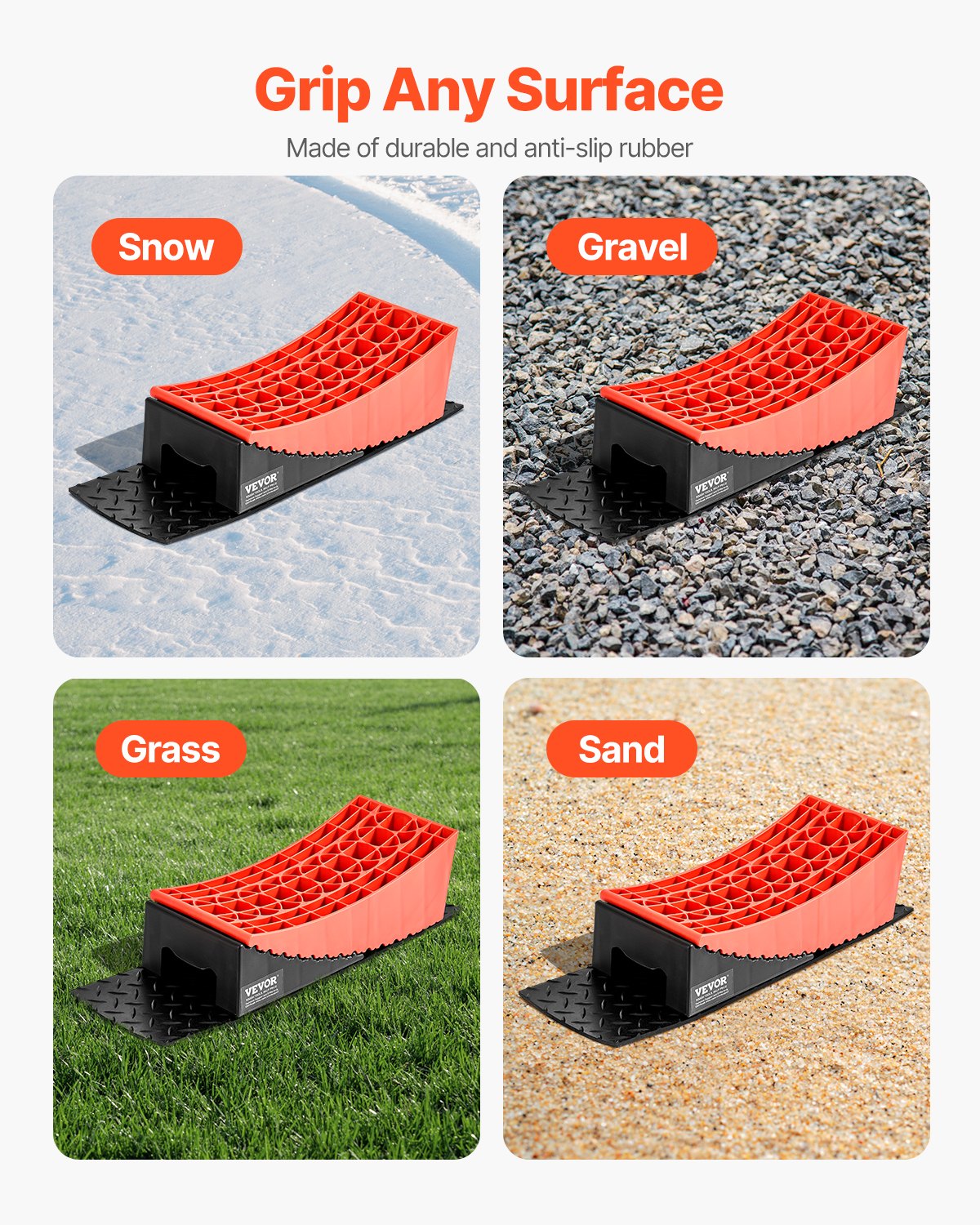 Curved Camper Levelers with Wheel Chocks, 2 Pack - image 4