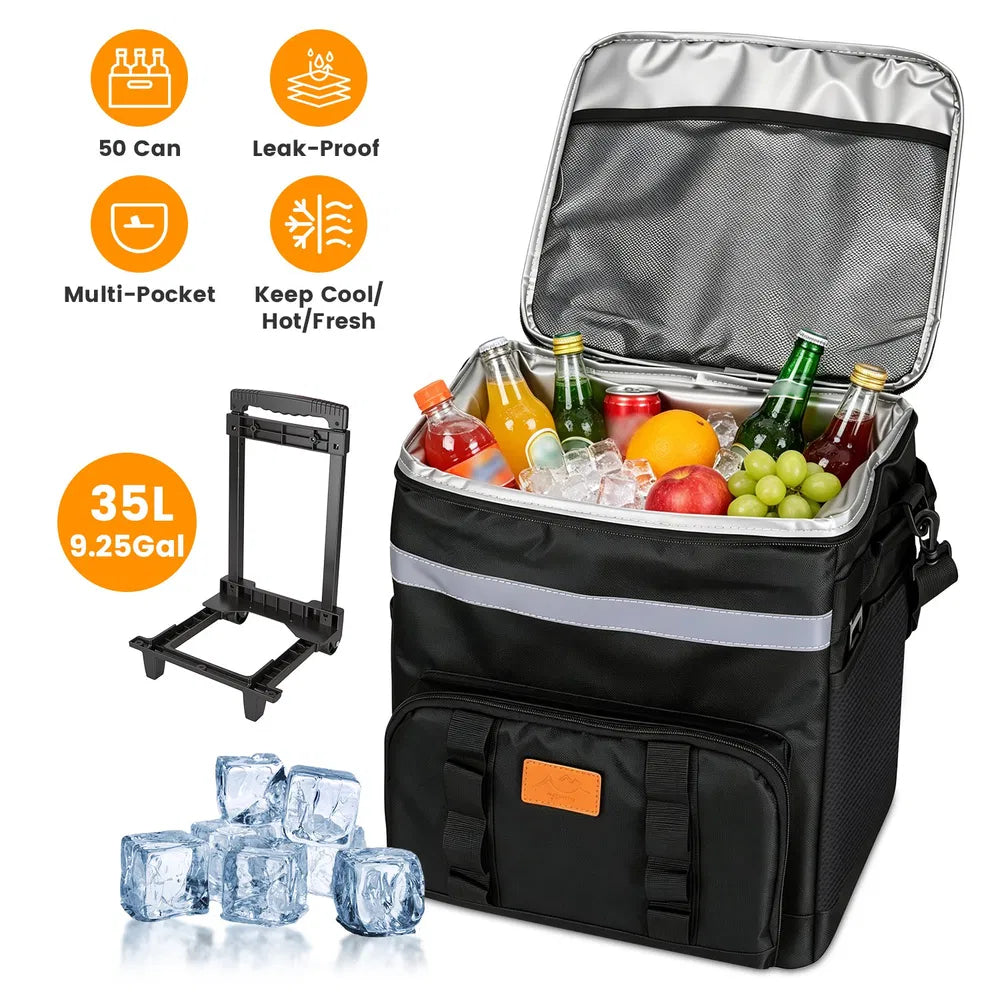 Rolling Cooler Bag, 35 L, with Telescopic Handle - image 5