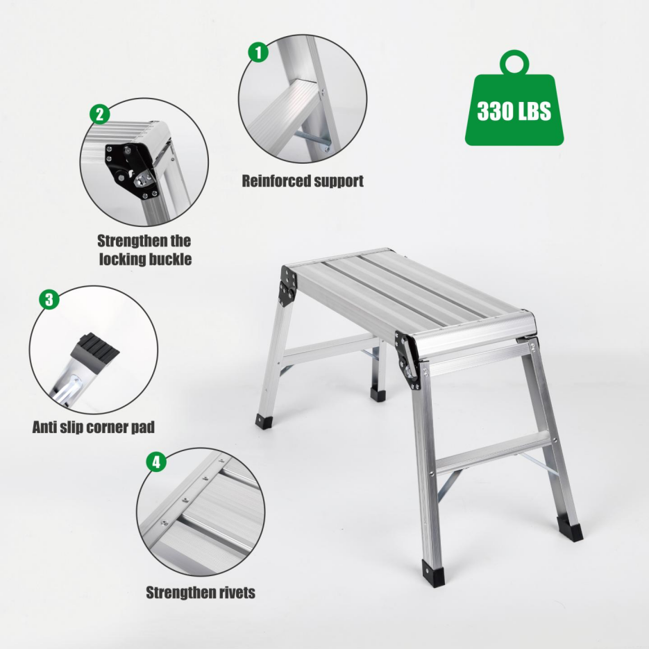 Folding Aluminum Work Platform, 330 lb - image 9
