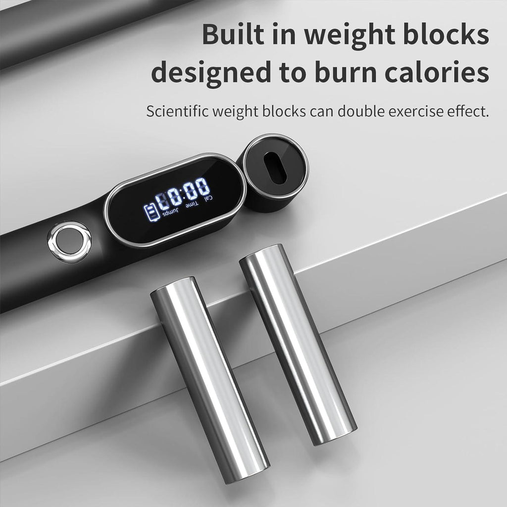 Digital Counter Jump Rope, 2-in-1 Cordless