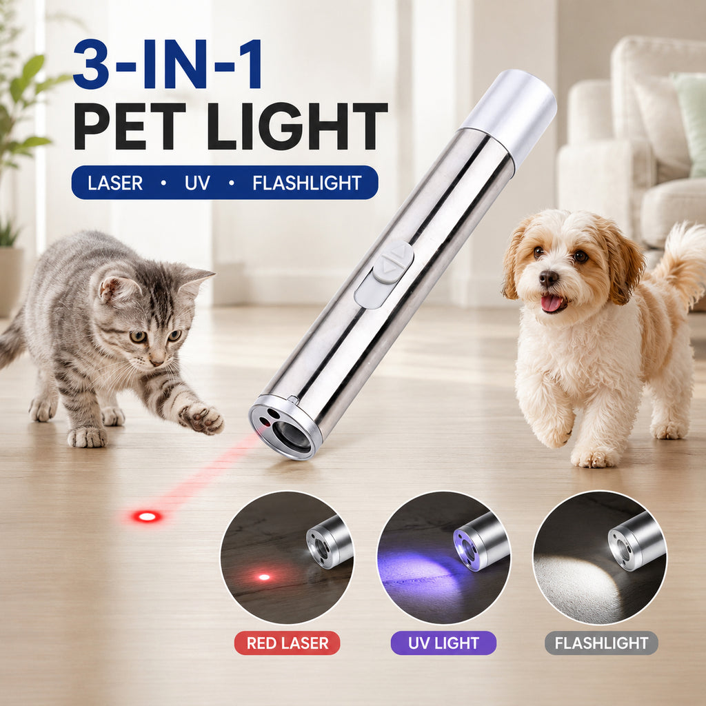 3-in-1 Rechargeable Pet Laser Toy - image 2