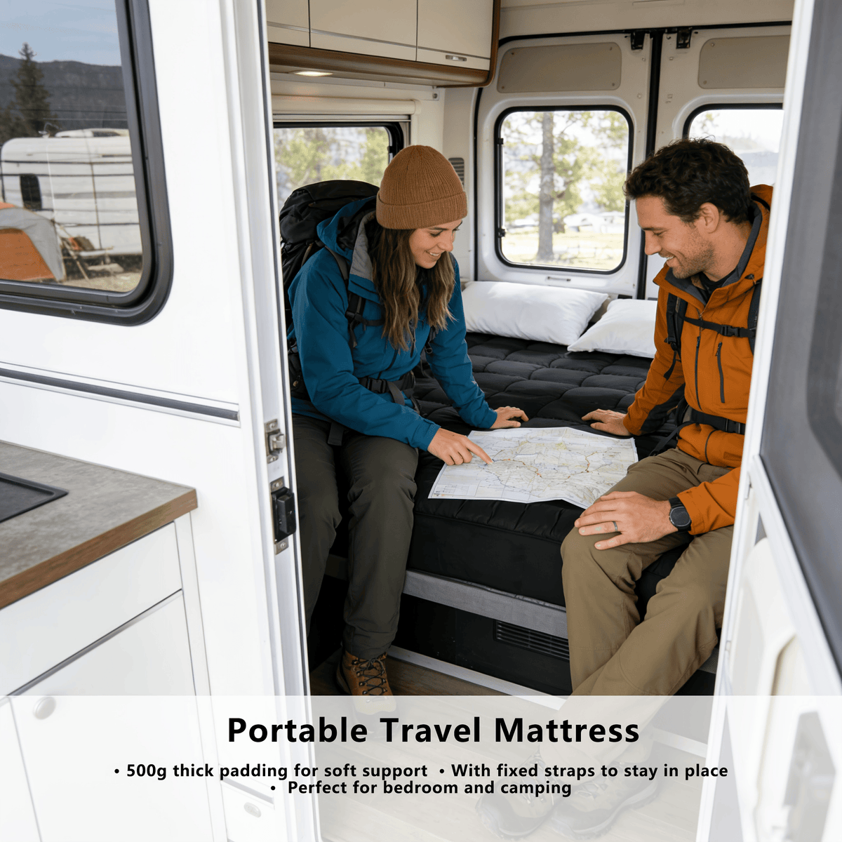 500GEM Roll-Up Portable Mattress for Car & RV Camping - image 2