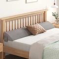 Bed Gap Filler Pillow, 54 x 6 x 10 in, Gray