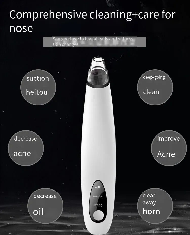 Electric Pore Vacuum Blackhead Remover, White - image 5