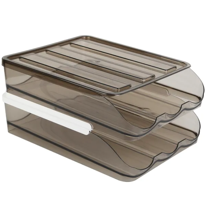 Rolling Egg Dispenser for Refrigerator, 2 Tier - image 3