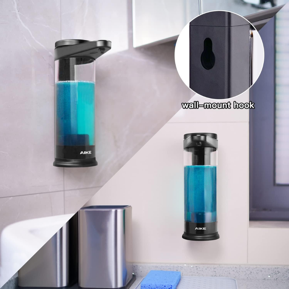 Automatic Dish Soap Dispenser, 17 oz, Black - image 6