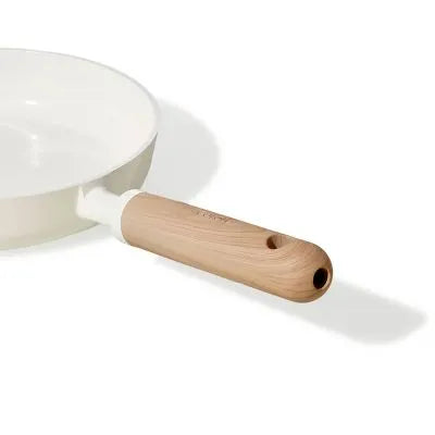 Ceramic Nonstick Fry Pan, 8 in, Cream - image 2