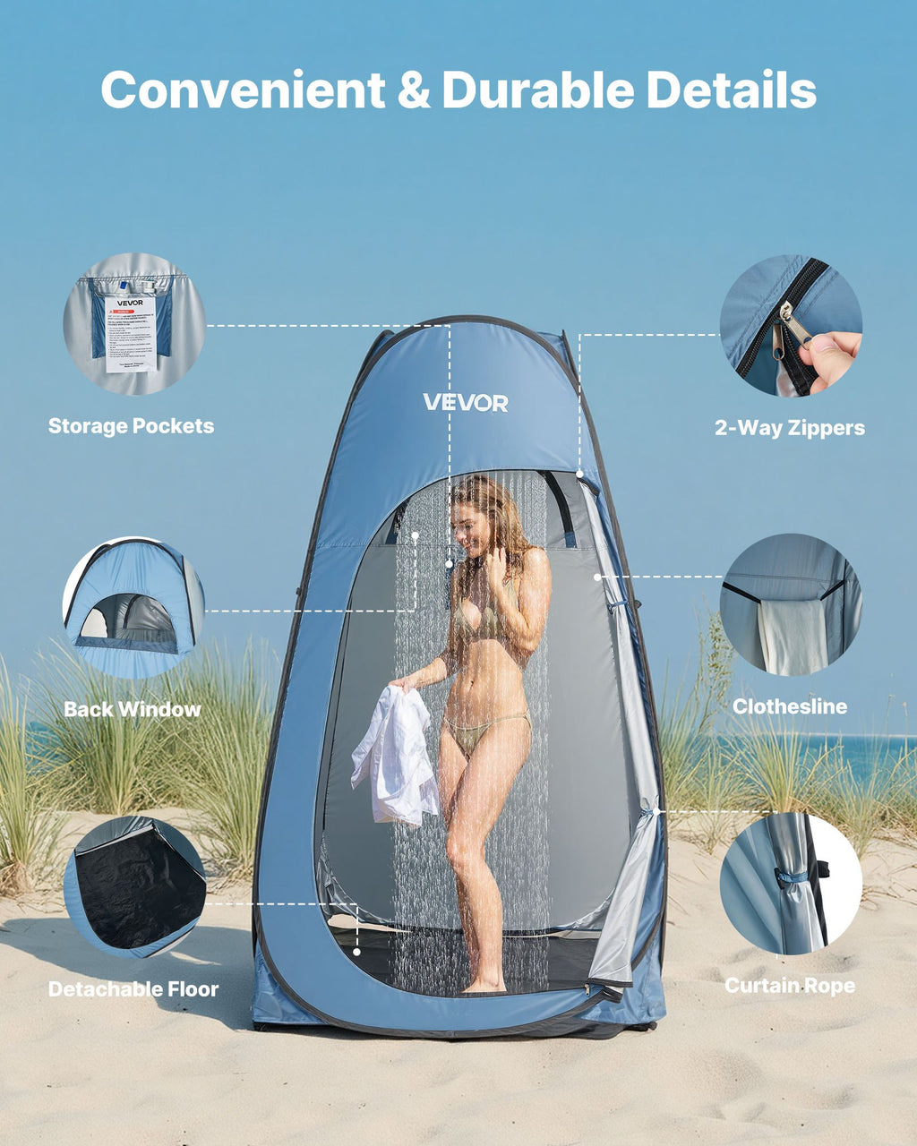 Pop-Up Privacy Shower Tent - image 2