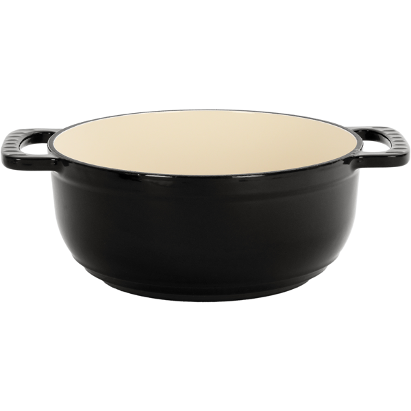 Enameled Cast Iron Dutch Oven with Lid, 6 Qt, Black - image 9