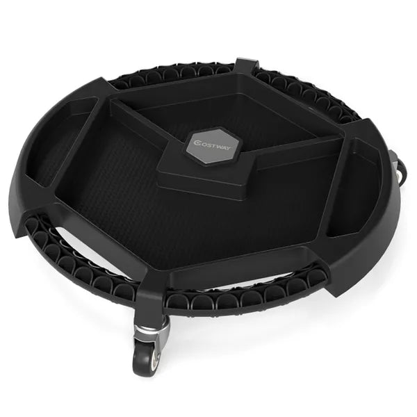Rolling Tool Caddy with 4 Compartments and Magnetic Trays - image 2