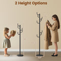 Metal Coat Rack Stand, 8 Hooks