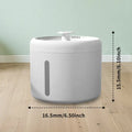 Pet Water Fountain, 2.5 L, White