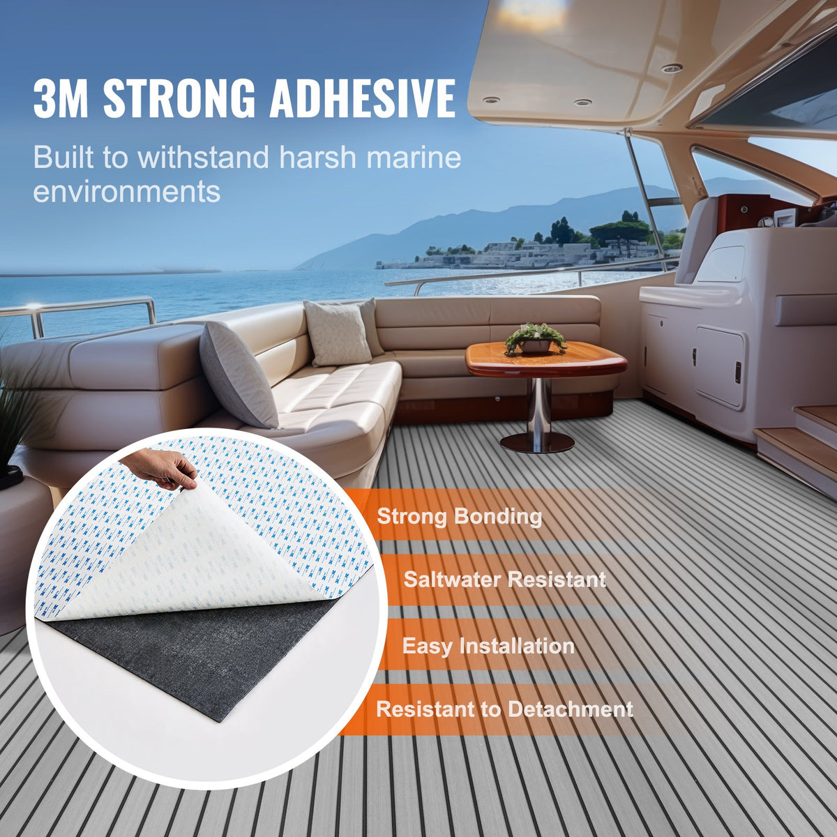 EVA Foam Boat Decking Sheet 94.5 x 35.4 in - image 5