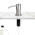 Built-In Sink Soap Dispenser, Stainless Steel