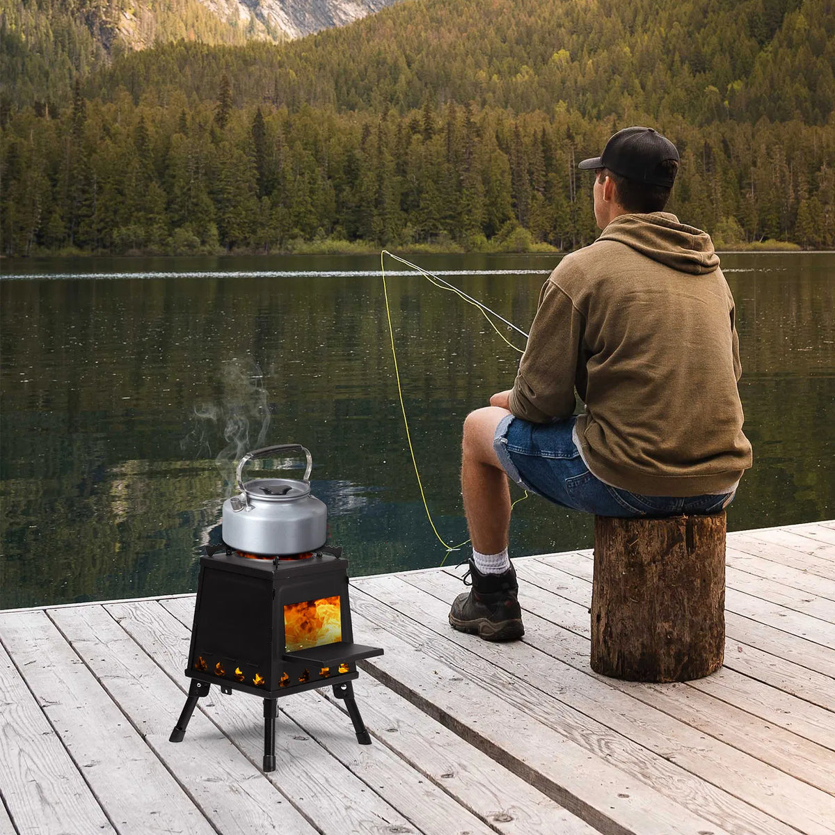 Portable Wood Burning Camping Stove - image 2