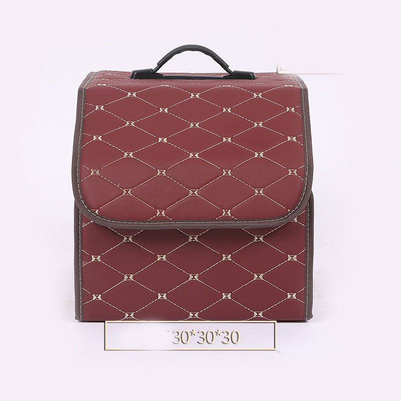 Quilted PU Leather Trunk Storage Box, Medium - image 9