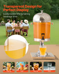 Beverage Dispenser with Stand and Spigot, 2.1 Gallon