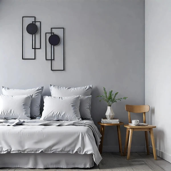 Abstract Line Iron Wall Art, Set of 2