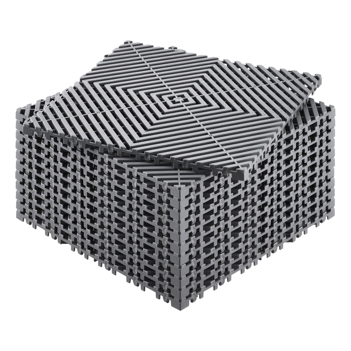 Interlocking Drainage Floor Tiles, 12 x 12 in, 12 Pack - image 2