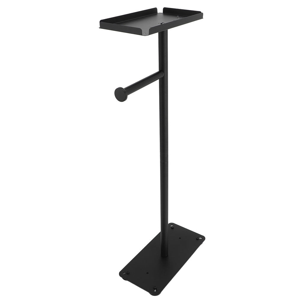 Standing Toilet Paper Holder with Reserve, Black - image 2