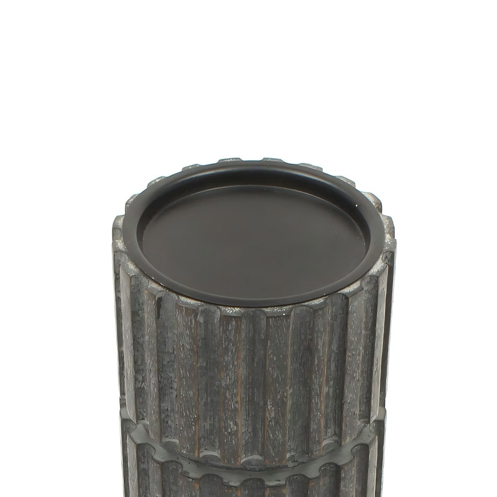 Fluted Pillar Candle Holder, 12 in - image 3