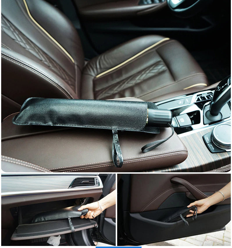 Foldable Car Windshield Sun Shade Umbrella, 57 in - image 4