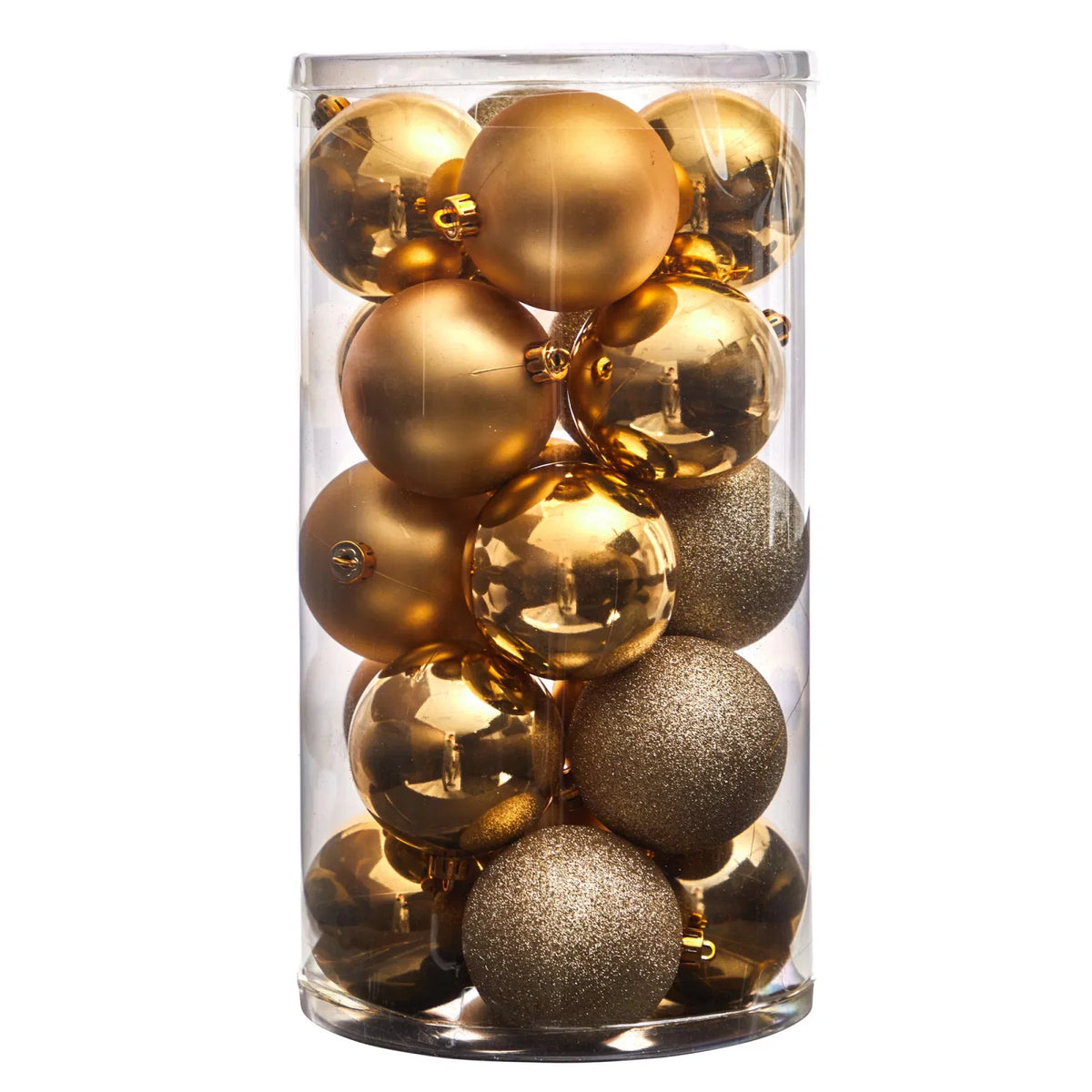 Shatterproof Christmas Ball Ornaments, Gold, 3 in, 20 Pack - image 2