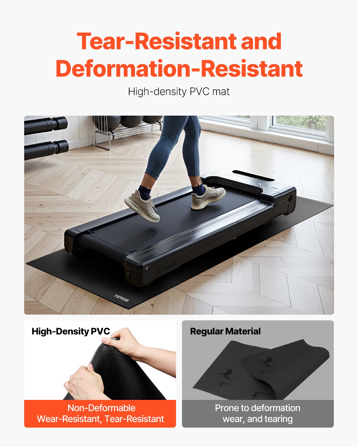 Treadmill and Exercise Equipment Mat, 30 x 72 in - image 2