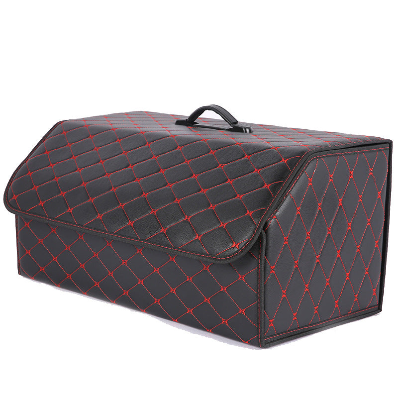 Quilted PU Leather Trunk Storage Box, Medium - image 3