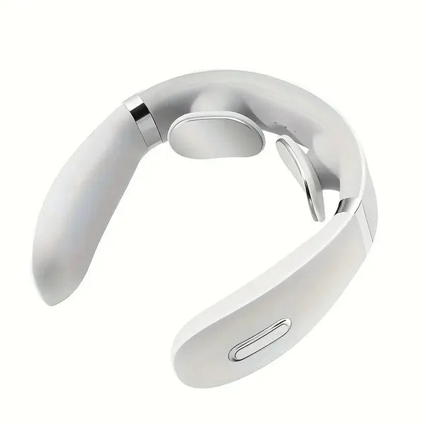 Wearable Neck Massager with Heat, White - image 3