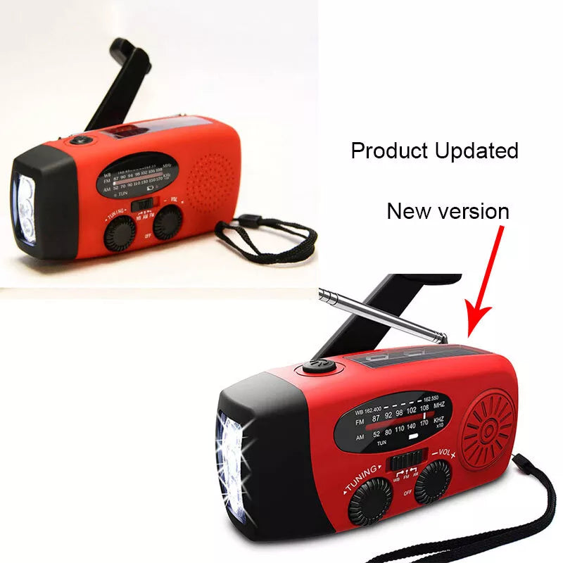 Hand Crank Solar Emergency Radio with Flashlight - image 6